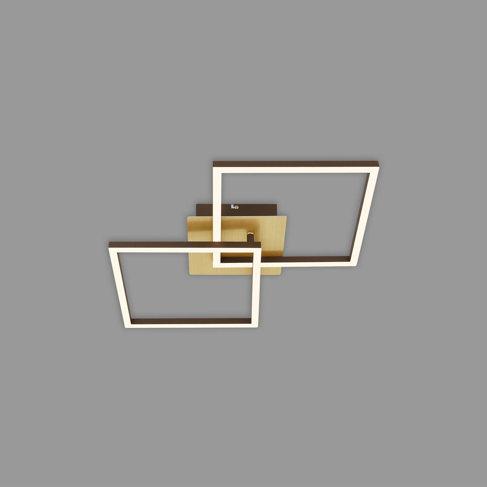 LED taklampe Frame dimbar 2-lys gull svingbar forfra