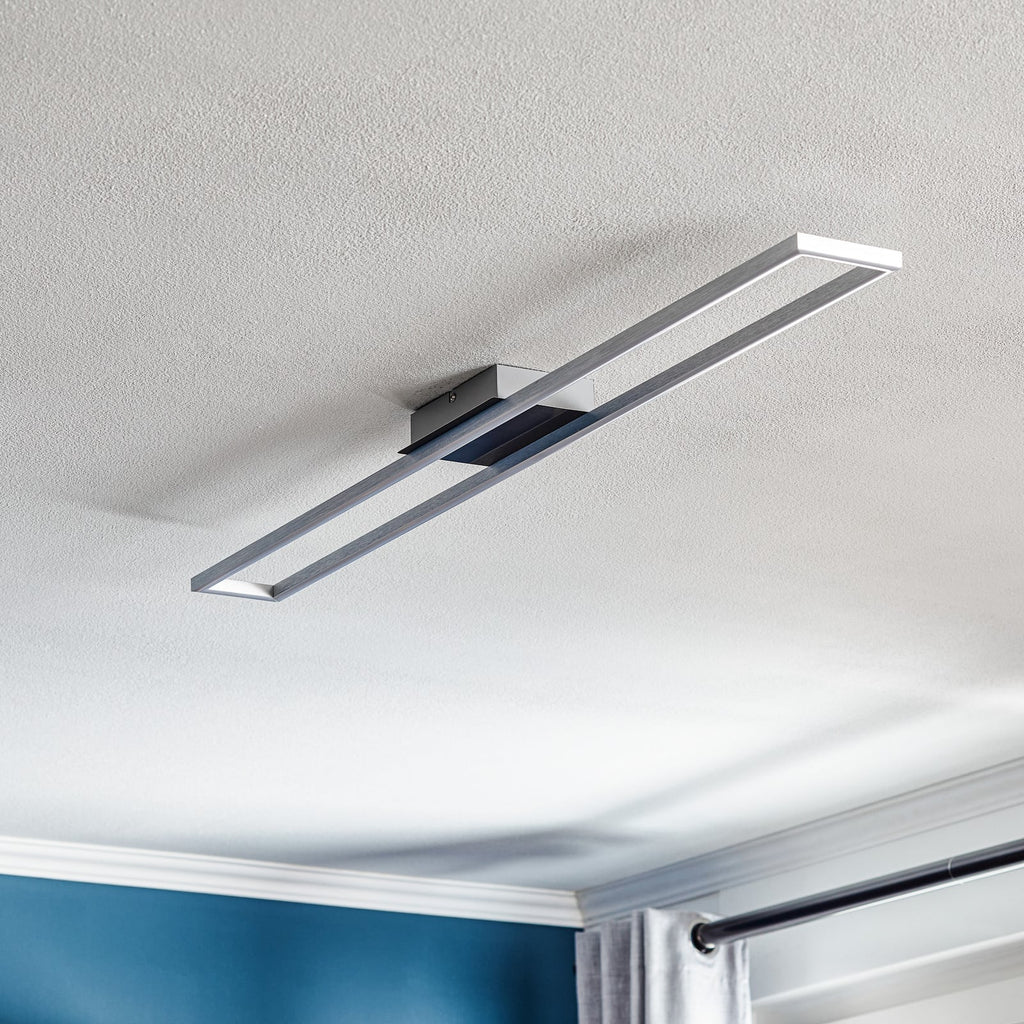 LED taklampe Frame dimbar aluminium bakside detalj