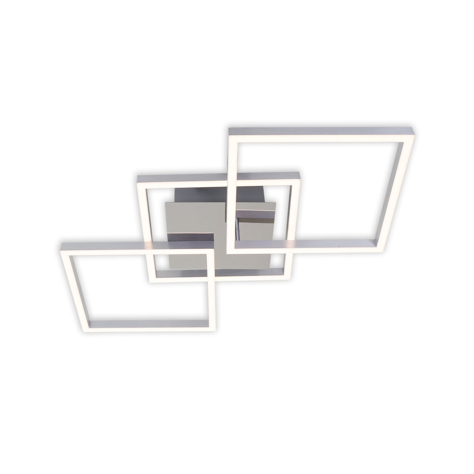 Detalj av LED taklampe Frame dimbar krom-aluminium