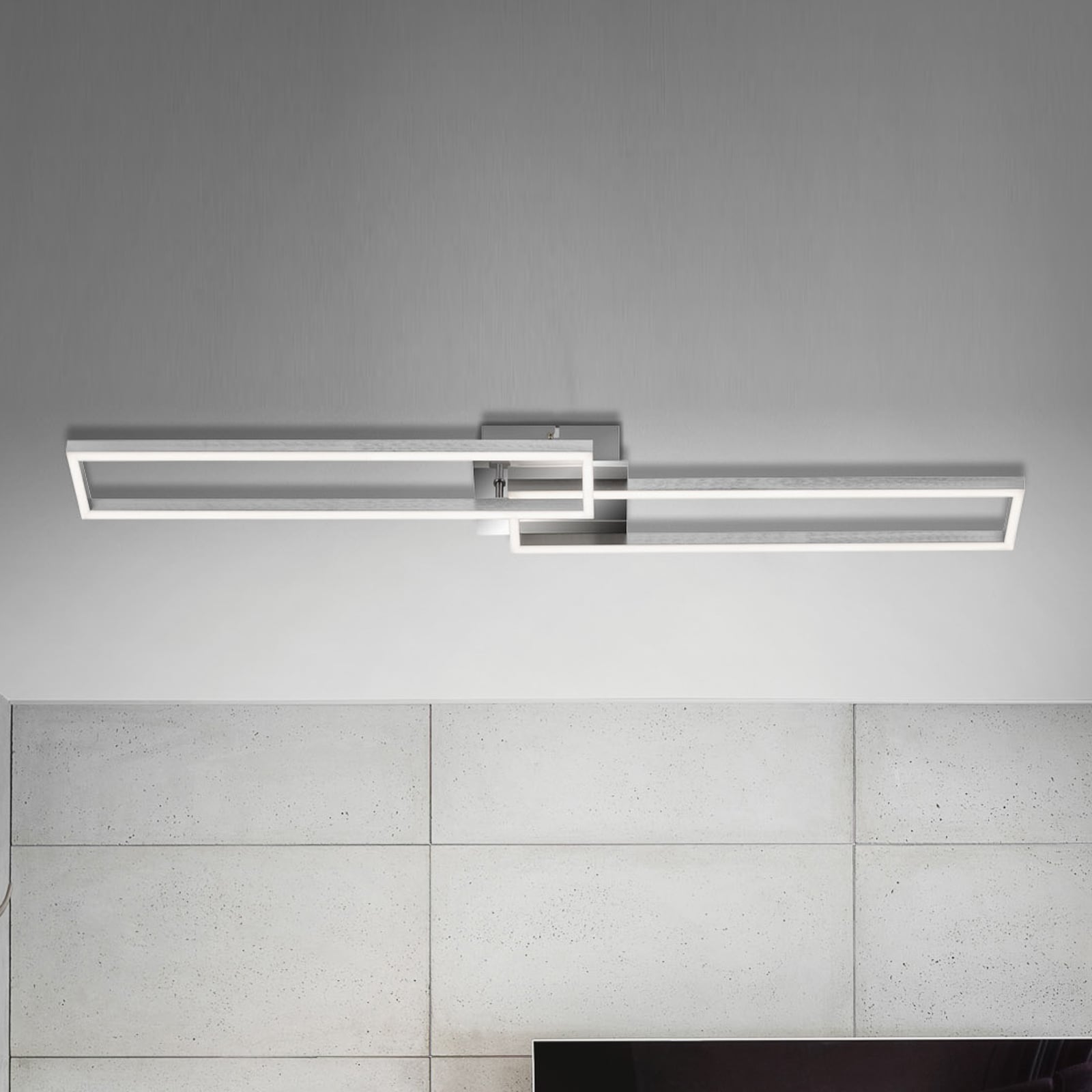 Fjernkontroll til LED taklampe Frame med fjernkontroll krom 110 cm 40W CCT