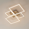 LED taklampe Frame krom/sølv dimbar forfra