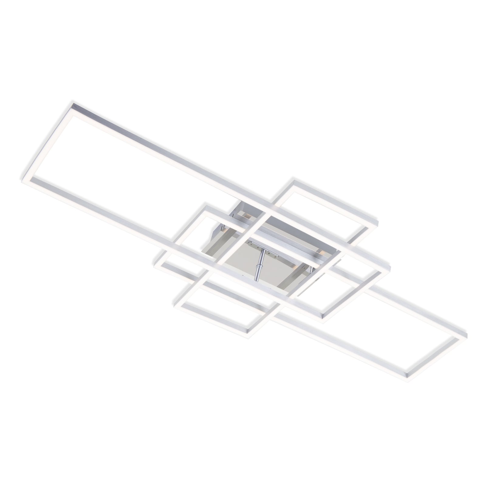 LED taklampe Frame rektangulær 3-lys CCT 104 cm montert i rom