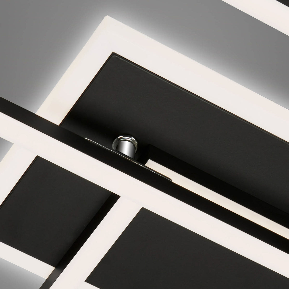 LED taklampe Frame S CCT dimbar 110x24,8 cm svart - Briloner detalj av lys