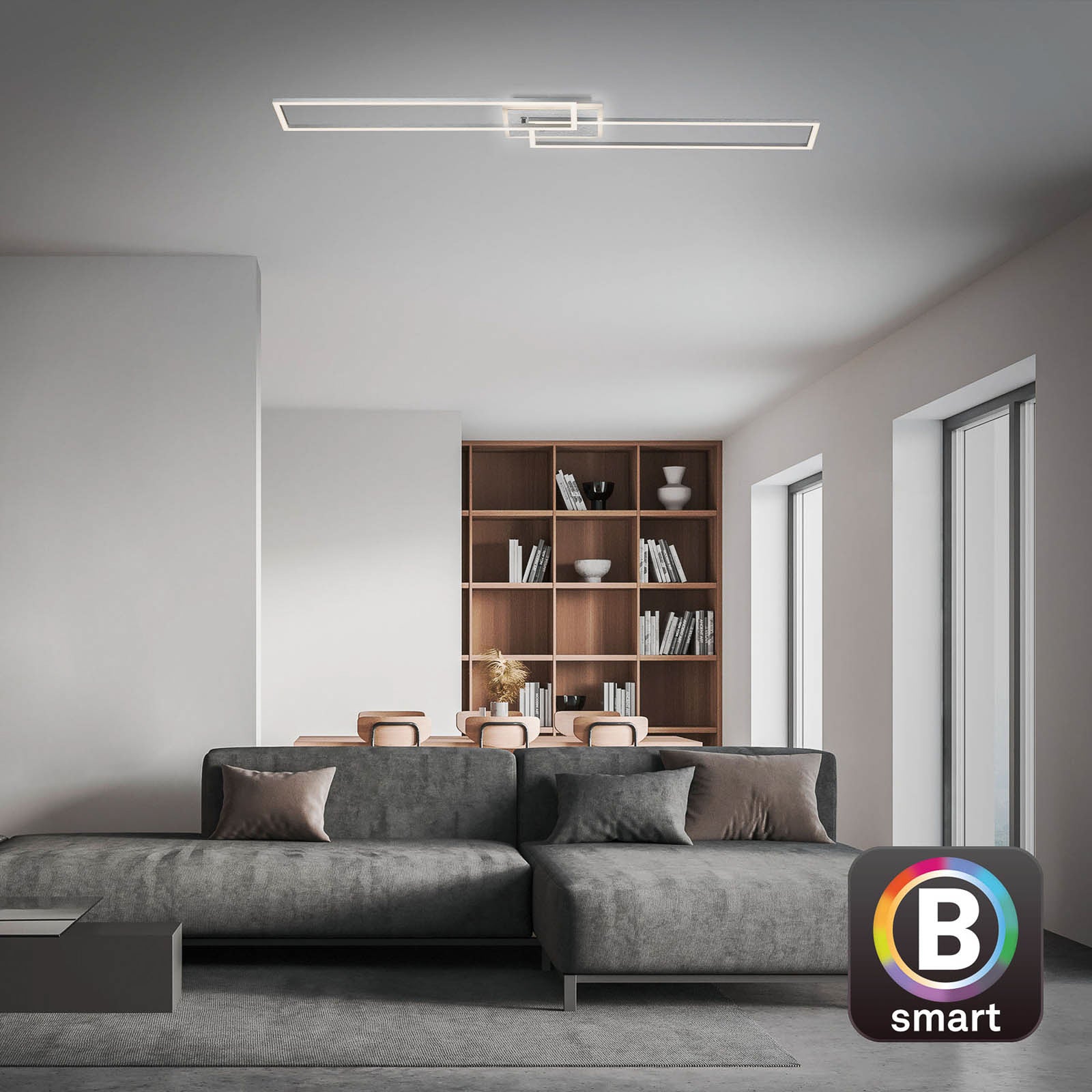 LED taklampe Frame S med stemmekontroll via Amazon Alexa