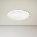 LED taklampe Frania-S med krystalleffekt Ø33 cm hvit forfra
