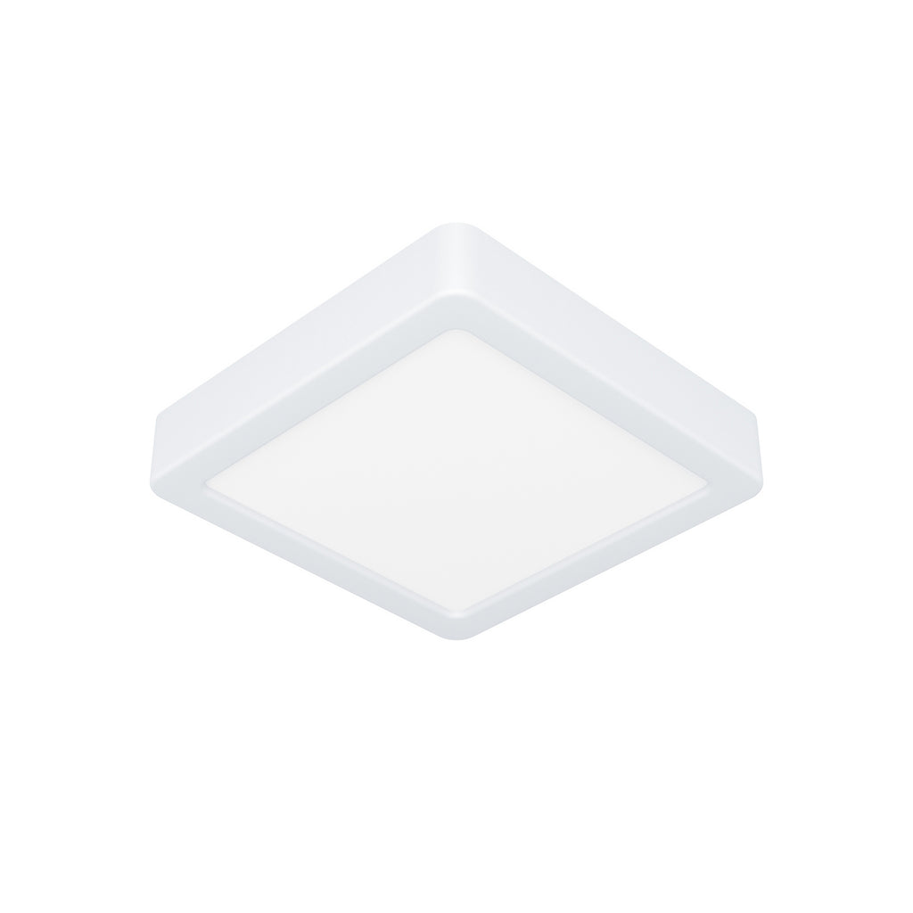 Montert LED taklampe Fueva 5 hvit 16x16 cm 11W IP44 i rom