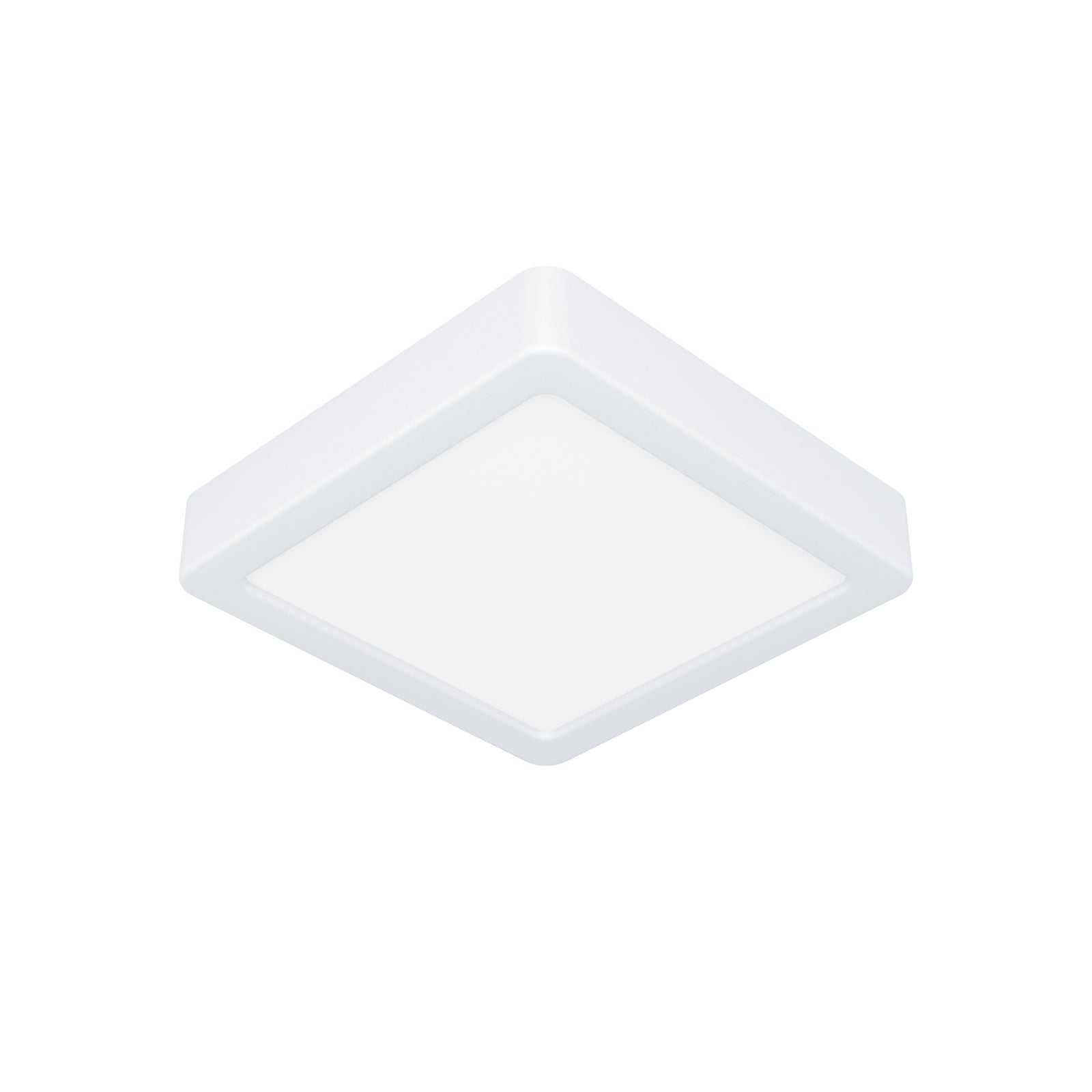 Montert LED taklampe Fueva 5 hvit 16x16 cm 11W IP44 i rom
