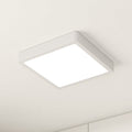 LED taklampe Fueva 5 hvit 21x21 cm 3000K IP44 forfra