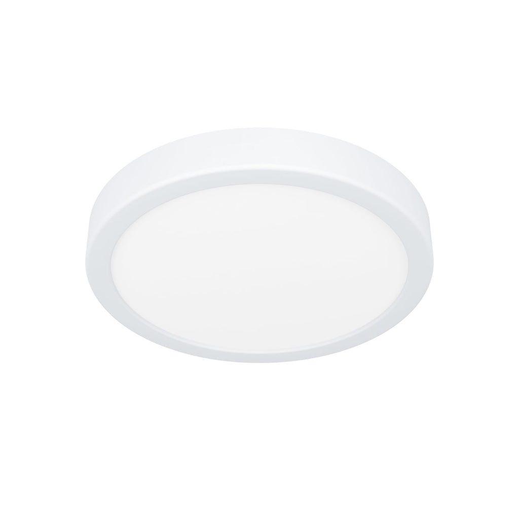 LED taklampe Fueva 5 hvit montert i tak