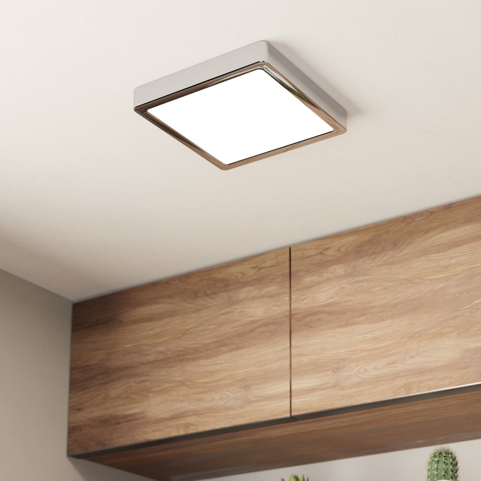 LED taklampe Fueva 5 krom bakside