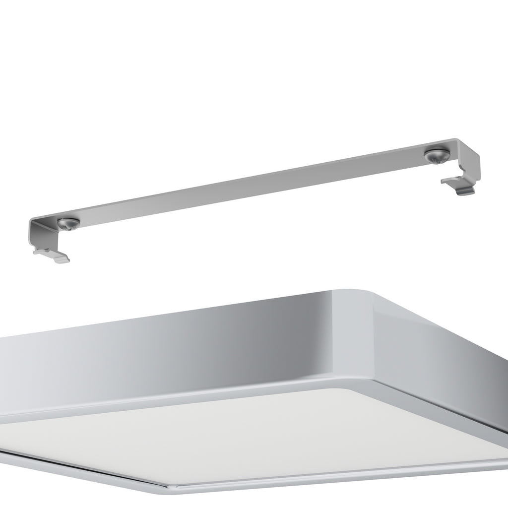 LED taklampe Fueva 5 krom nærbilde av lyskilde