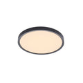 LED taklampe Fueva 5 svart 28,5x28,5 cm IP44 montert i tak