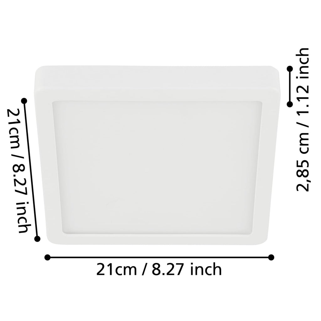Detalj av LED taklampe Fueva 5 svart