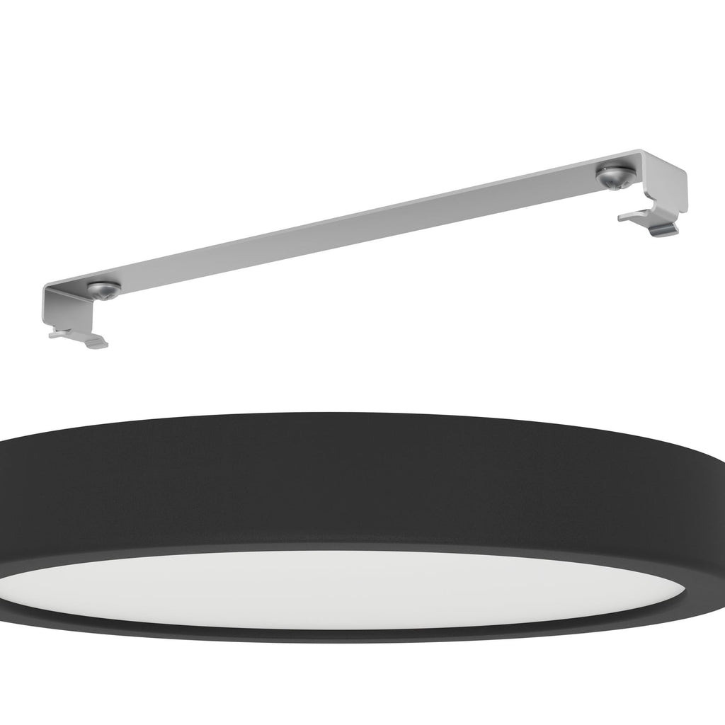 Nærbilde av LED taklampe Fueva 5 svart