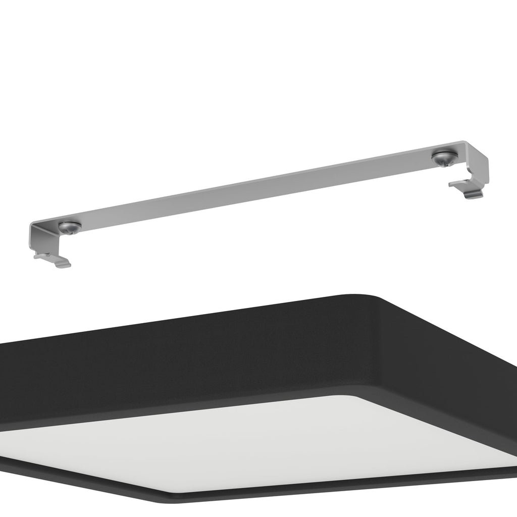 Nærbilde av LED taklampe Fueva 5 svart