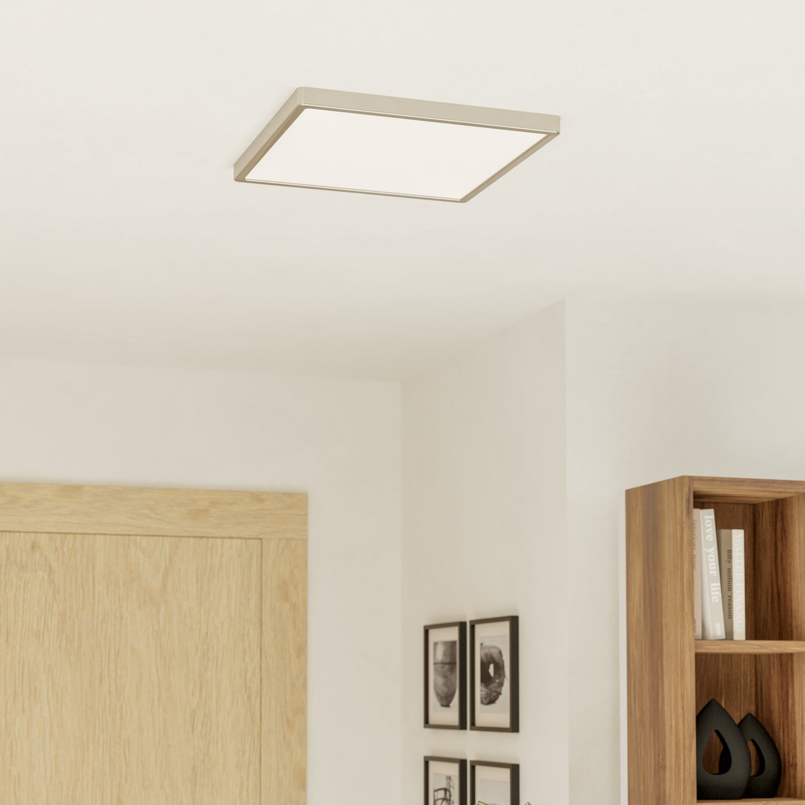LED taklampe Fueva 6-Z CCT dimbar 39x39 cm IP44 bakside