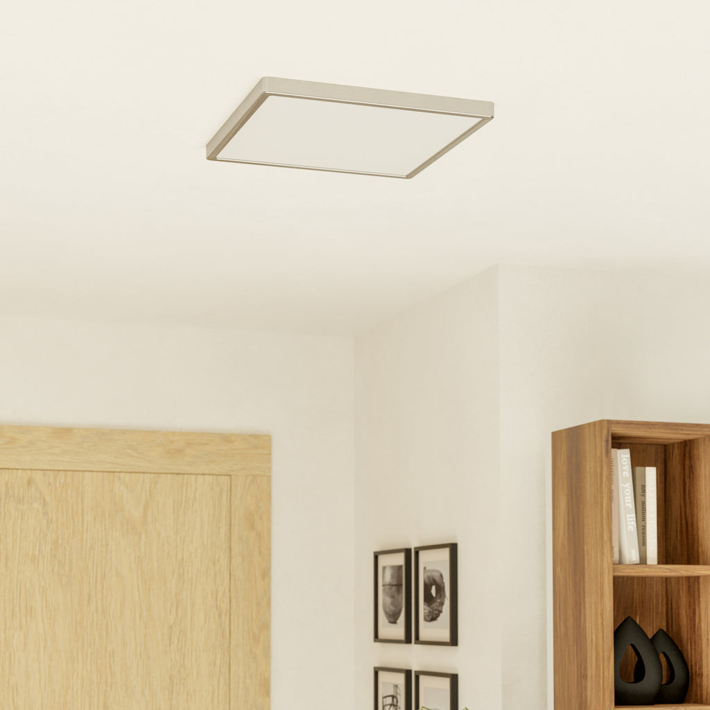 LED taklampe Fueva 6-Z CCT dimbar 39x39 cm IP44 detalj
