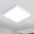 LED taklampe Fueva-Z smart dimbar 28x28 cm hvit IP44 forfra