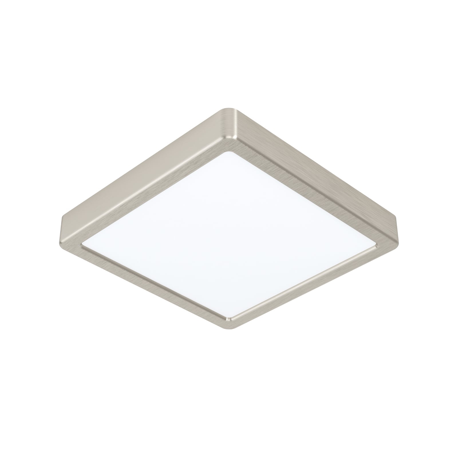 LED taklampe Fueva-Z smart Zigbee matt nikkel nærbilde av lys