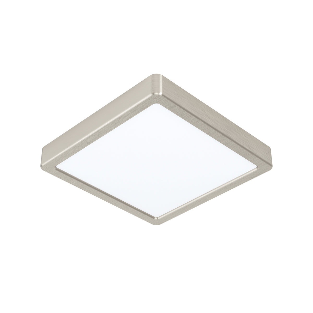 LED taklampe Fueva-Z smart Zigbee matt nikkel nærbilde av lys