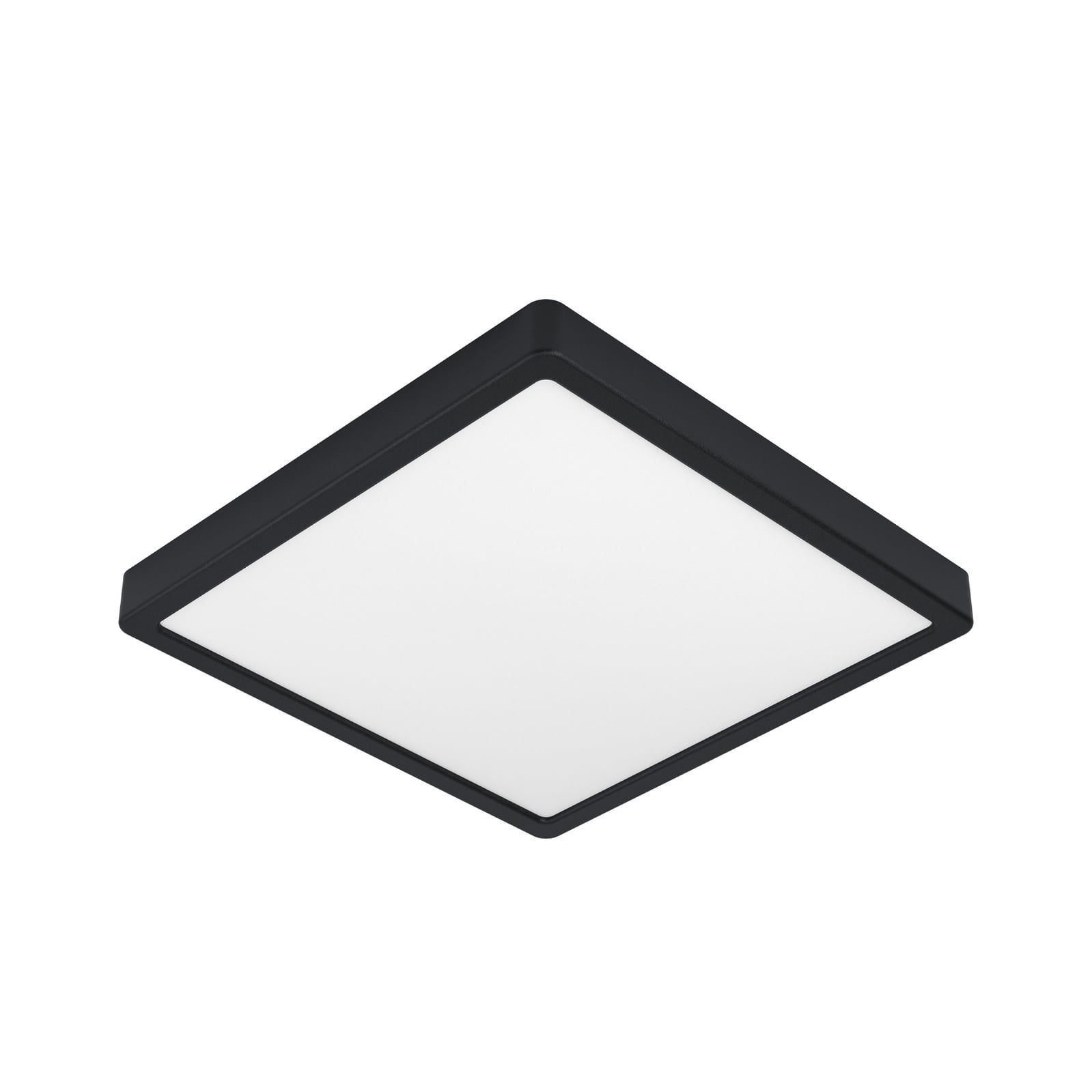 LED taklampe Fueva-Z smart Zigbee svart forfra