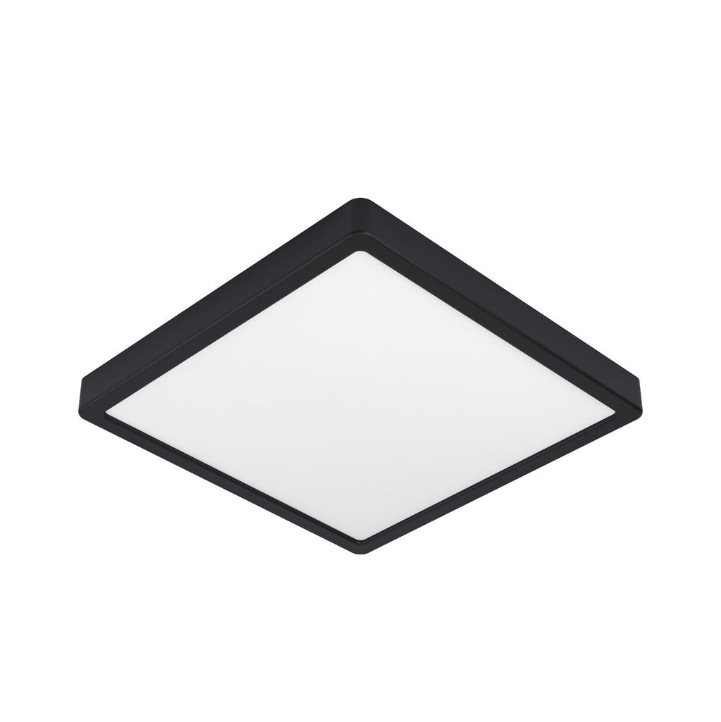 LED taklampe Fueva-Z smart Zigbee svart forfra