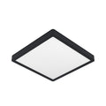 LED taklampe Fueva-Z smart Zigbee svart forfra