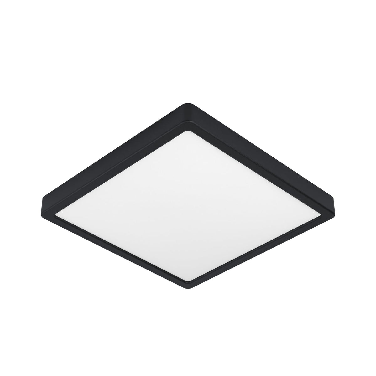 LED taklampe Fueva-Z smart Zigbee svart forfra