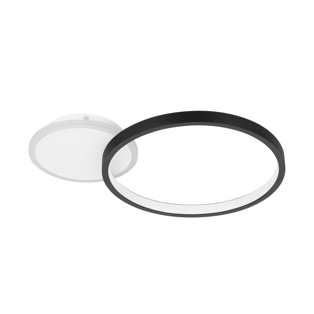Nærbilde av dimmer og fjernkontroll til LED taklampe Gafares