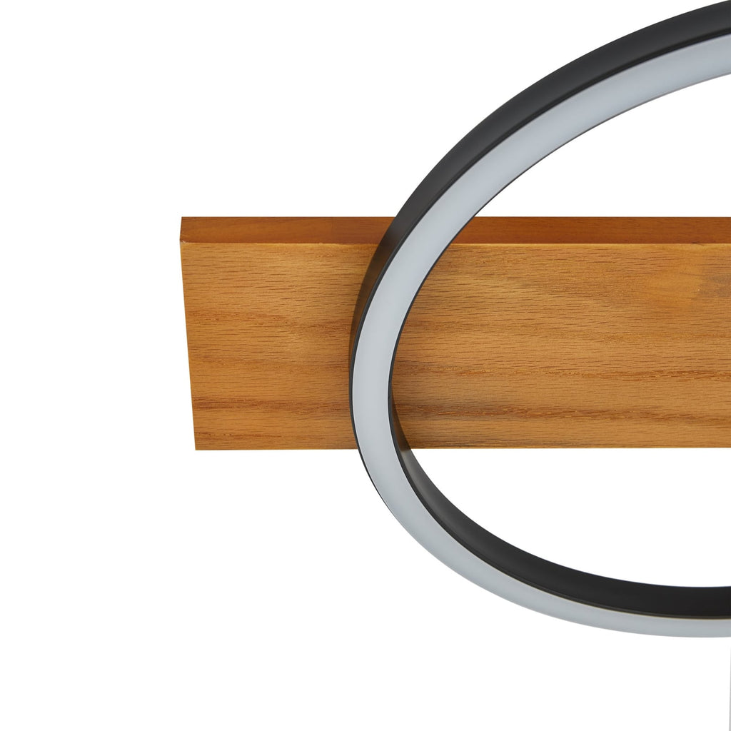LED taklampe Galad 3-lys tre/hvit dimbar 98 cm monteringsdetalj
