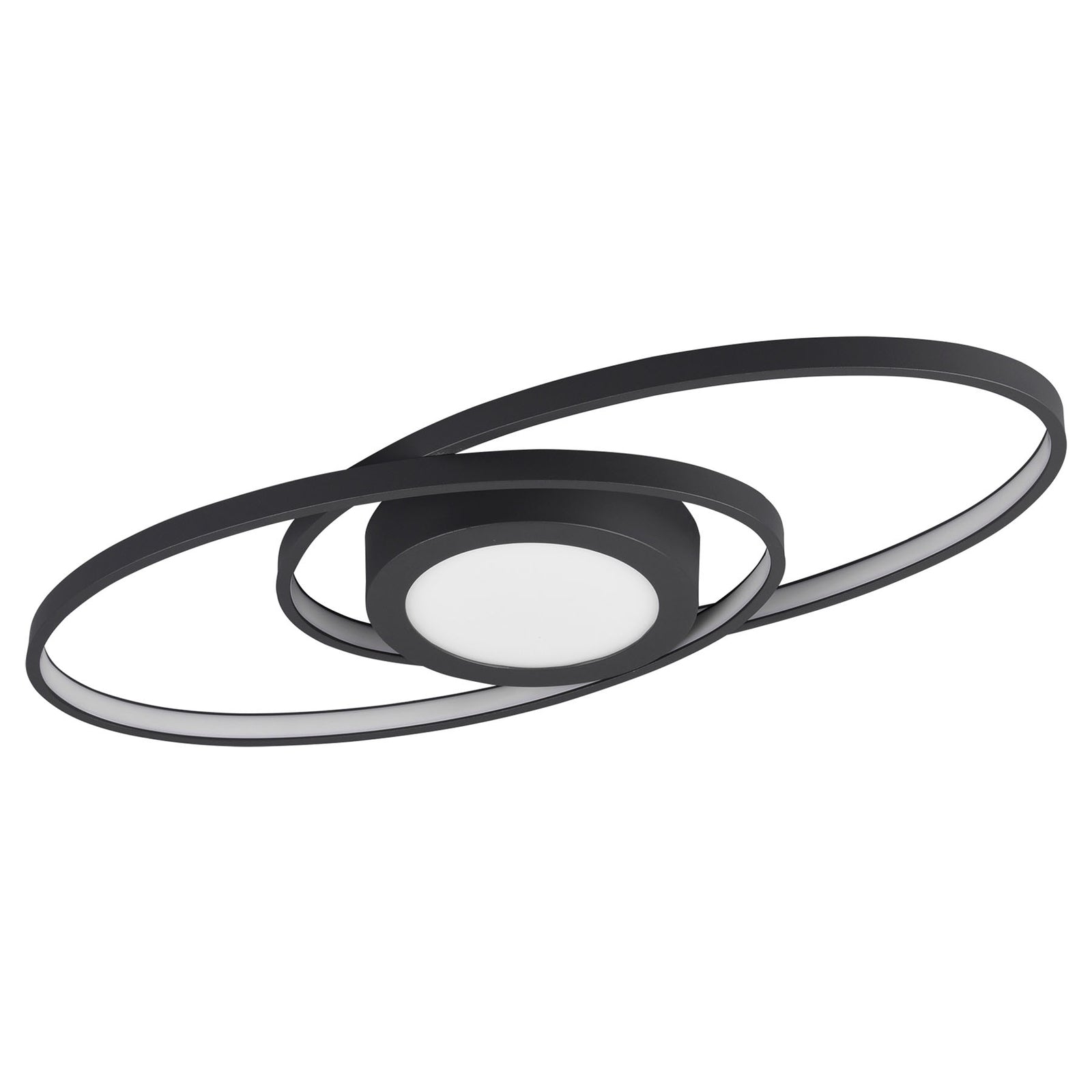 Montert LED taklampe Galaxy dimbar antrasitt i rom