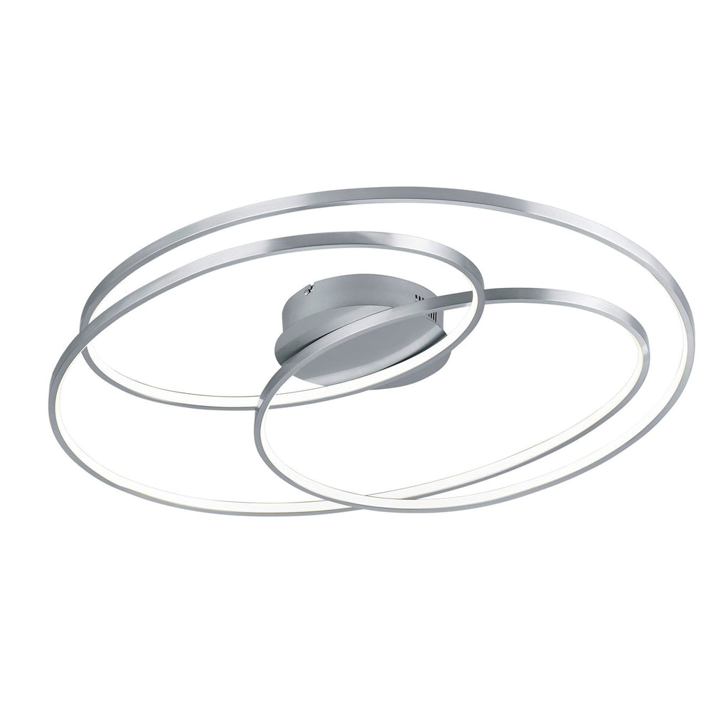 LED taklampe Gale dimbar matt nikkel 80 cm 50W forfra