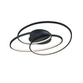 LED taklampe Gale spiralformet dimbar svart matt 60 cm forfra