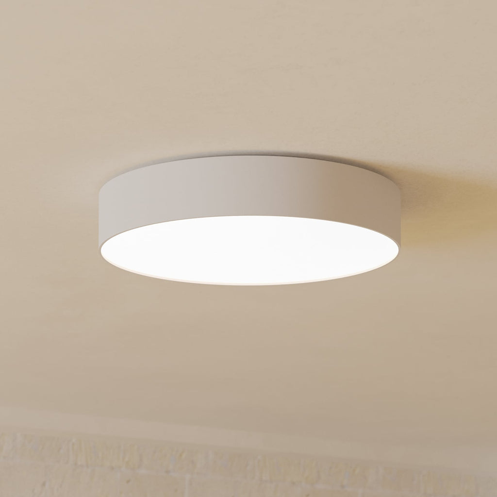 LED taklampe Gallizzi-Z dimbar CCT+RGB Ø39 cm hvit forfra