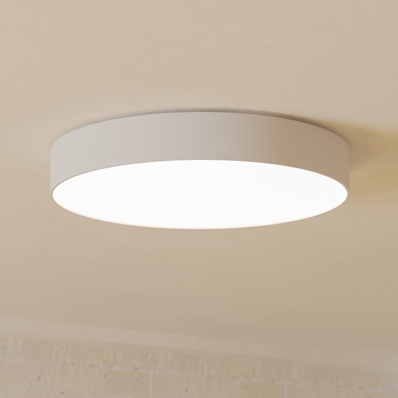 LED-taklampe Gallizzi-Z dimbar RGB Zigbee hvit forfra