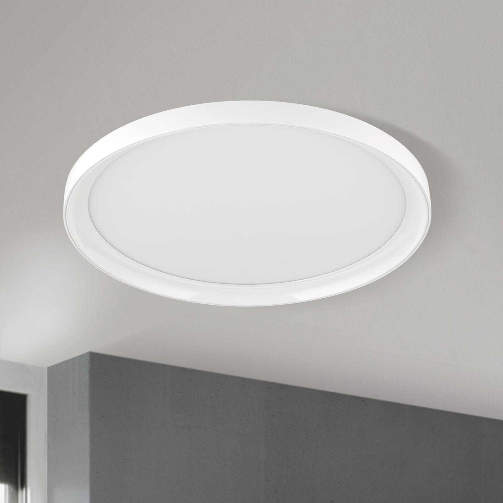 LED taklampe GAMMA dimbar hvit Ø40 cm CCT fjernkontroll bakside