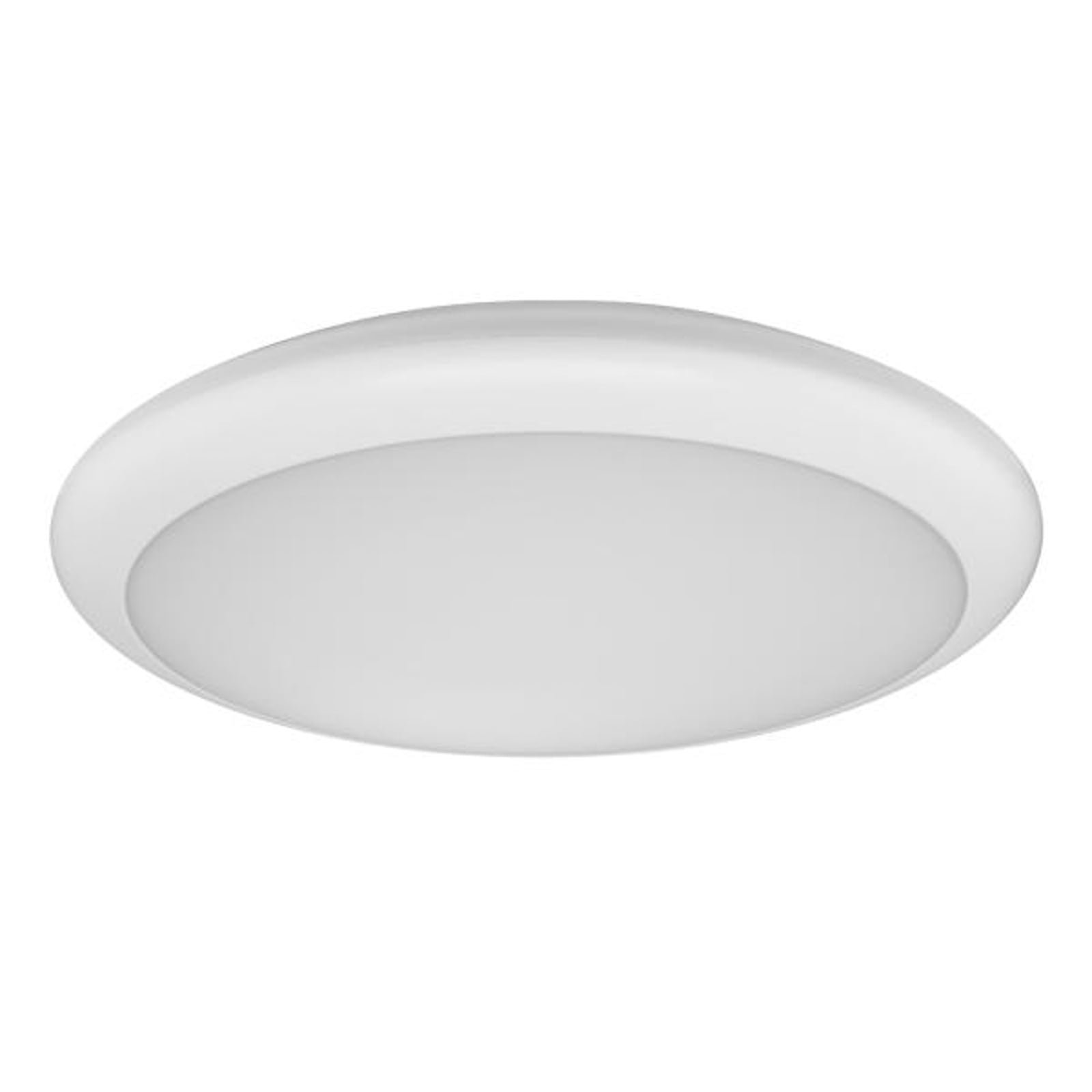 LED taklampe Gavan hvit plast Ø32 cm IP65 front
