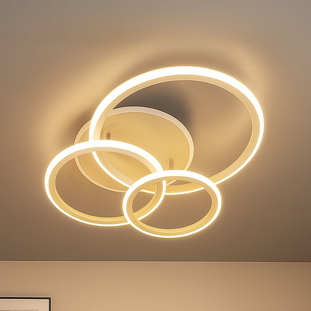 LED taklampe Gelder RGBW CCT dimbar beige 60 cm forfra