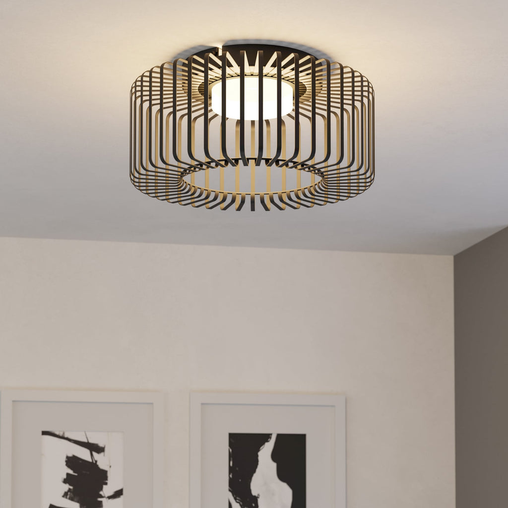 LED taklampe Ginestrone-Z smart svart bakside
