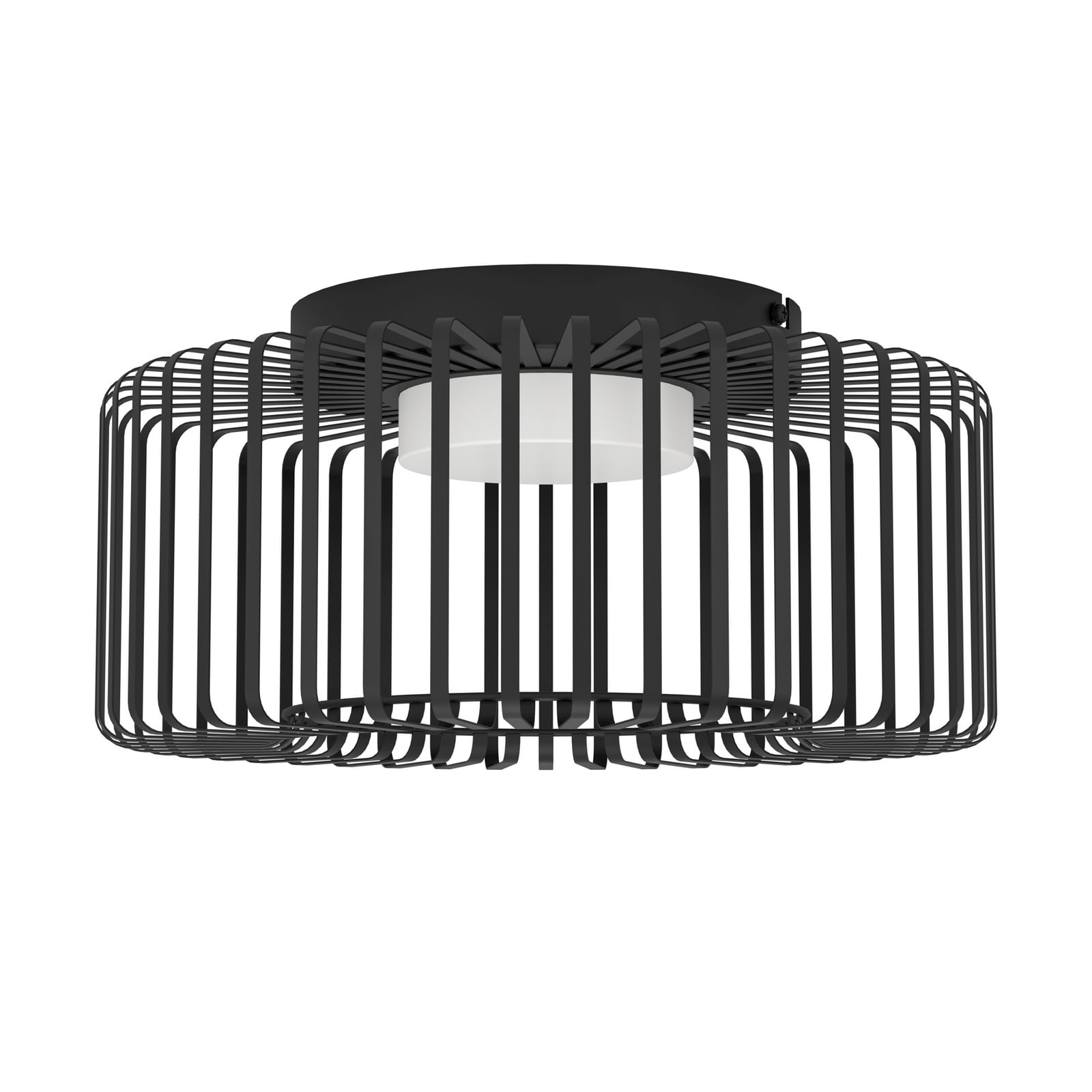 LED taklampe Ginestrone-Z smart svart nærbilde metall