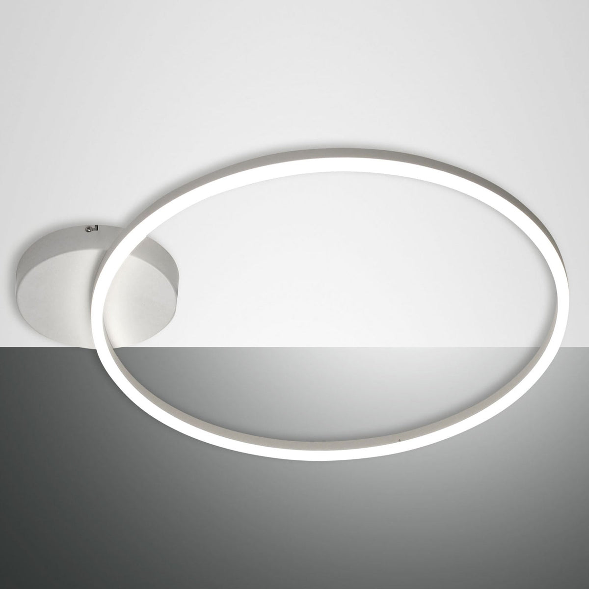 LED taklampe Giotto dimbar hvit Ø60 cm 36W varmhvit forfra