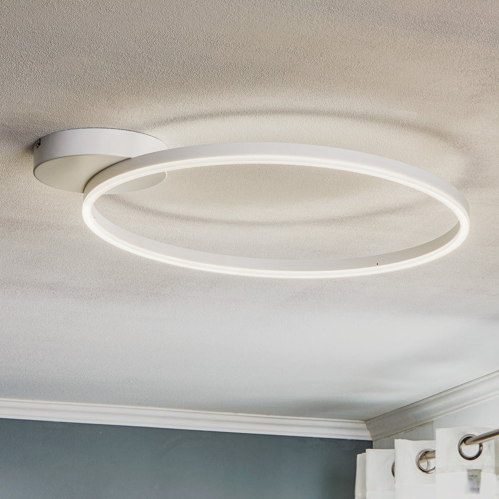 LED taklampe Giotto dimbar hvit Ø60 cm 36W varmhvit bakside