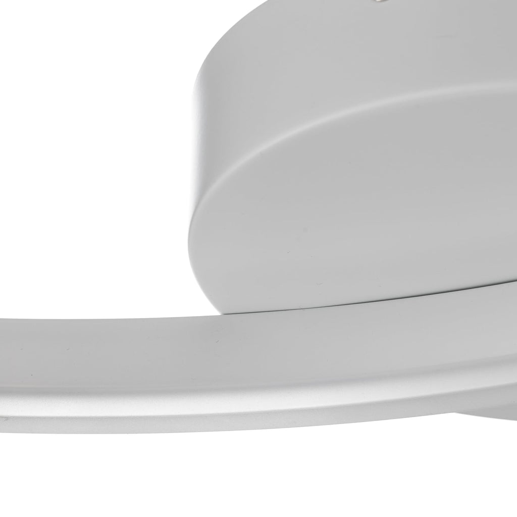 LED taklampe Giotto dimbar hvit Ø60 cm 36W varmhvit metallramme