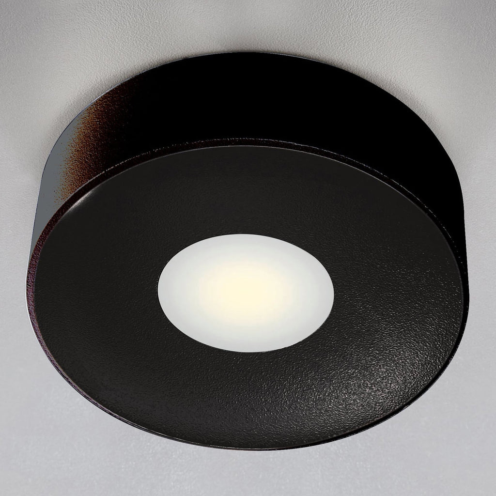 LED taklampe Girona antrasitt Ø10,7 cm IP65 forfra