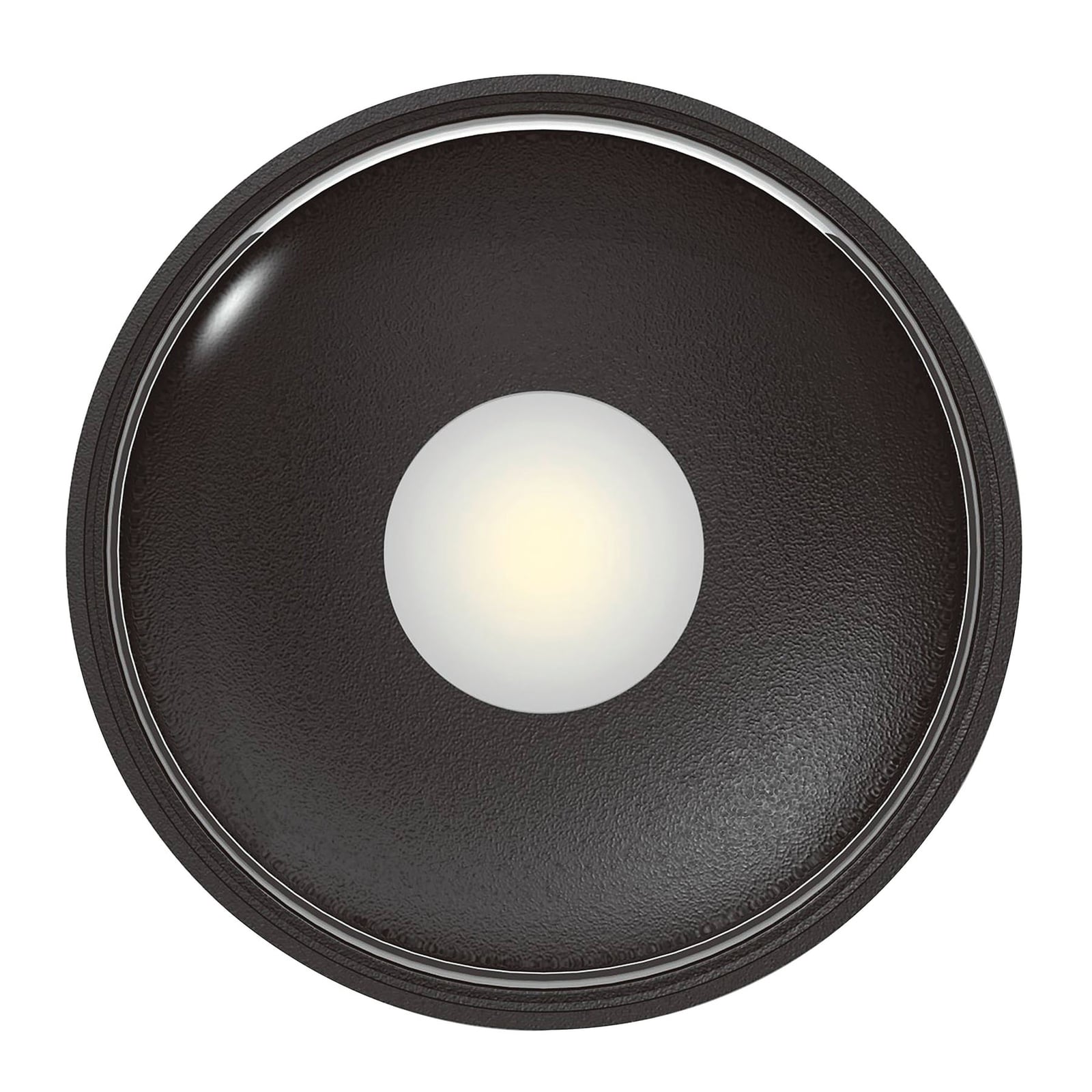 LED taklampe Girona antrasitt Ø10,7 cm IP65 bakside