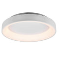 LED taklampe Girona dimbar med fjernkontroll Ø60 cm hvit forfra
