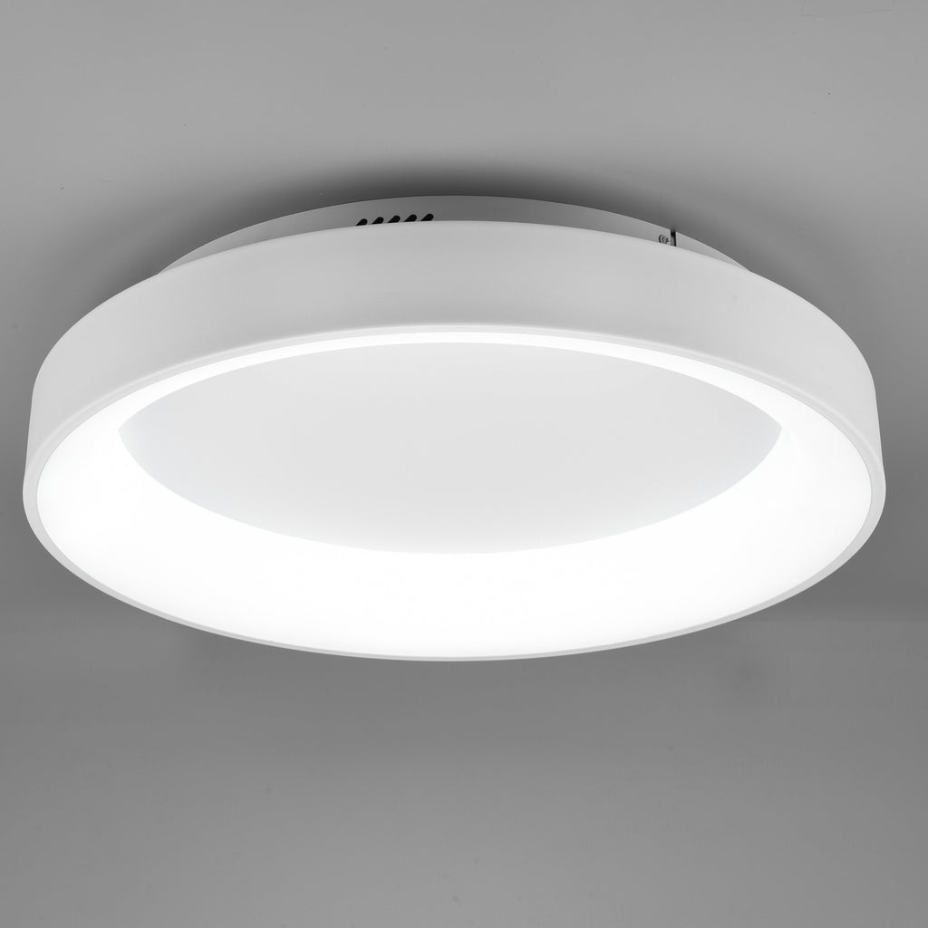 Nærbilde av LED taklampe Girona dimbar med fjernkontroll Ø60 cm hvit lys