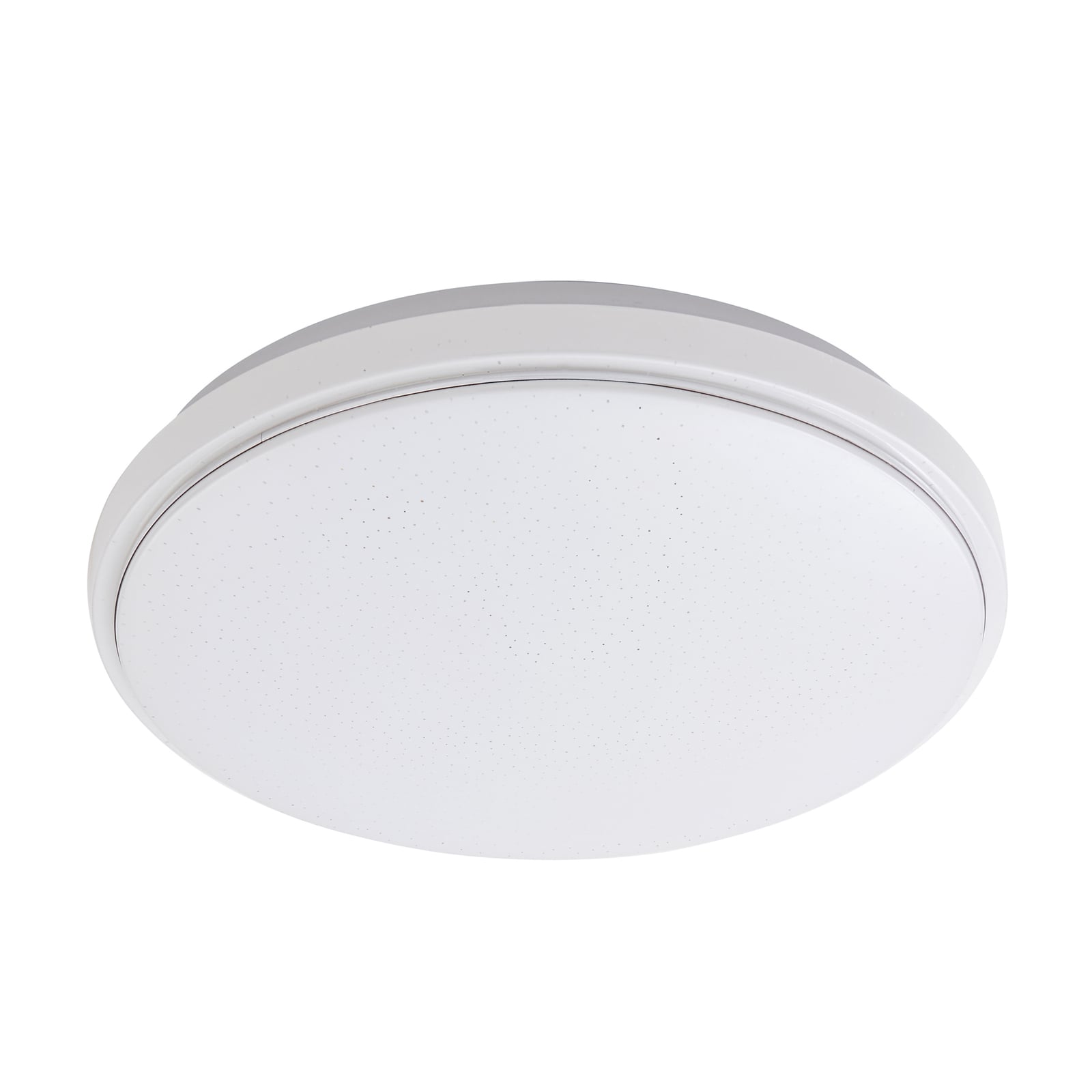 Montert LED taklampe Glamo hvit/krom i rom