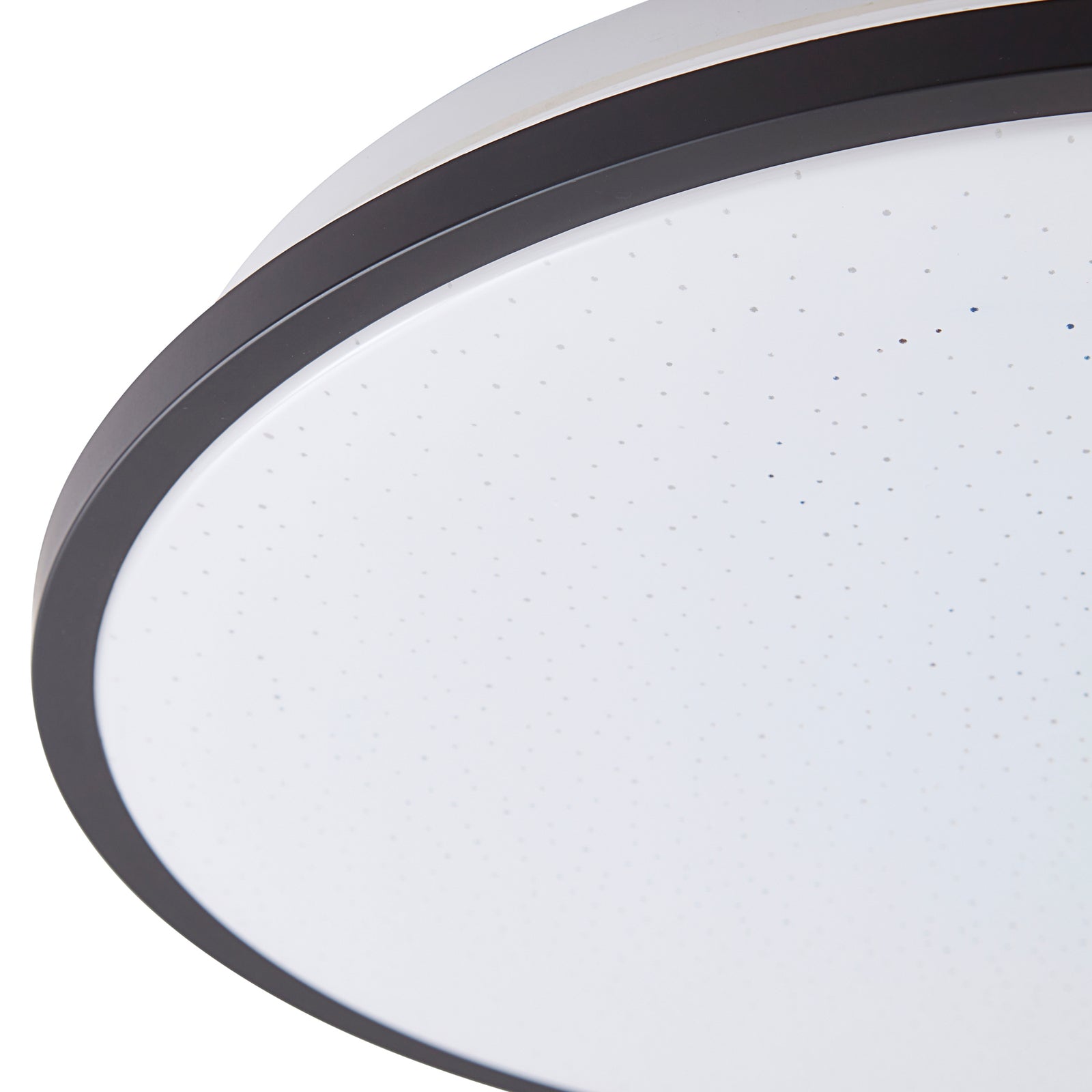 Nærbilde av stjerneeffekt på LED taklampe Glane