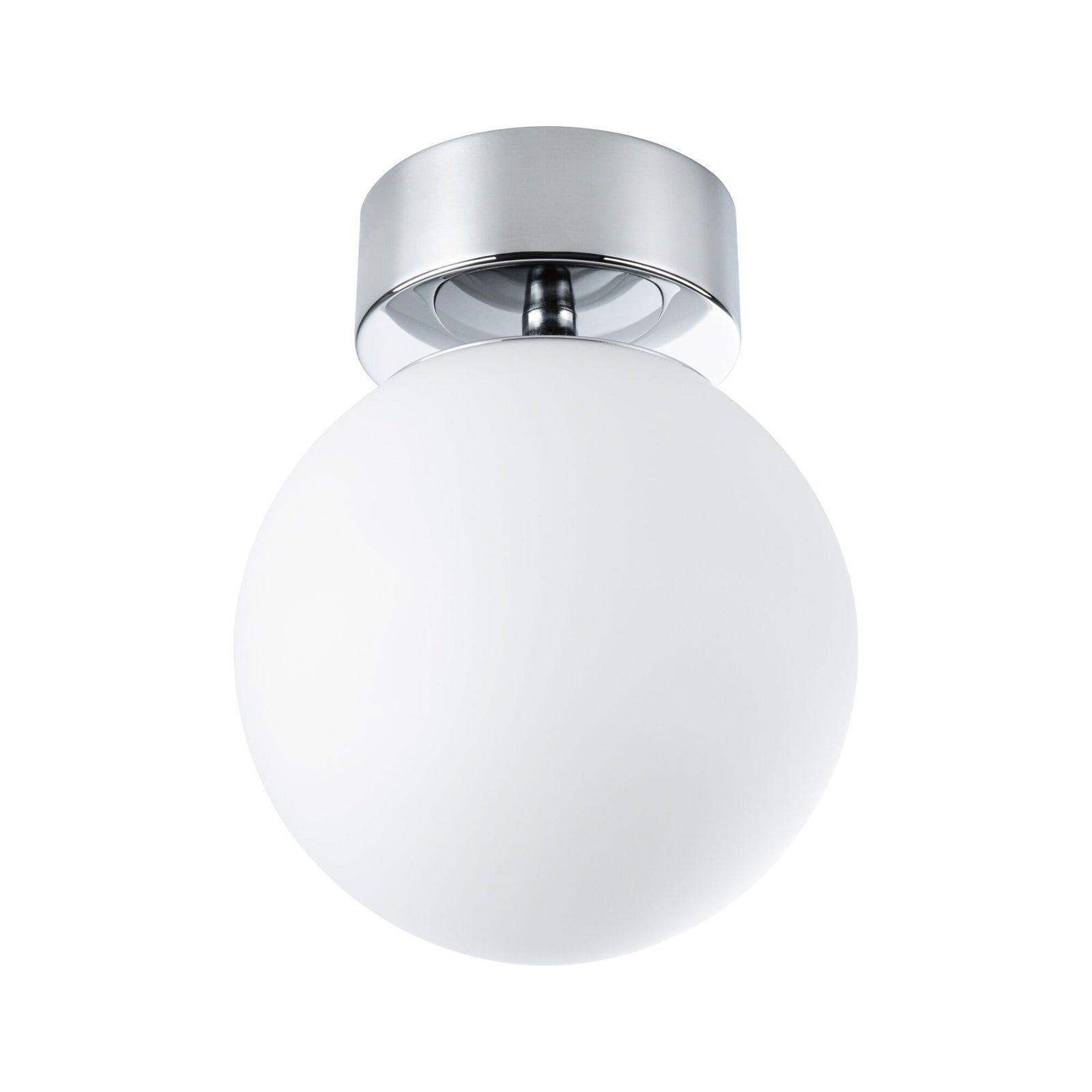 LED taklampe Gove krom glass Ø17 cm montert